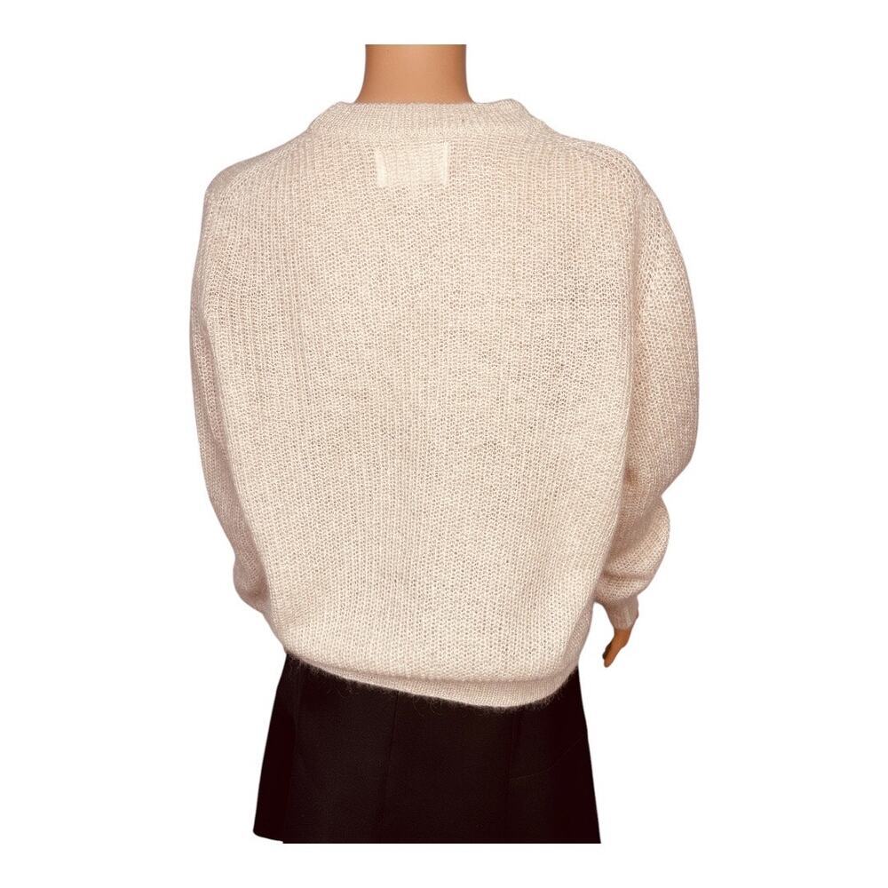Ba&sh NWT women’s DANY Mohair sweater size 3/L/8 Beige Neutral - Picture 3 of 12